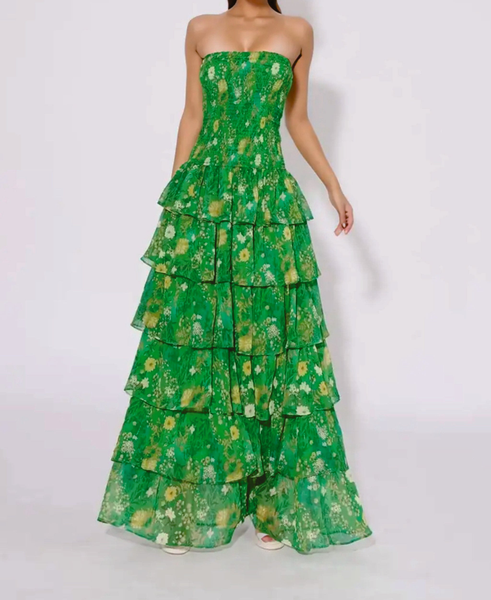 The Palm Beach Tiered Maxi Dress